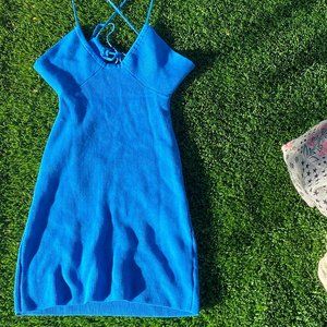 Blue Beachy Dress Size M/L (NEVER WORN)